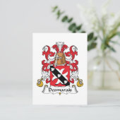 Desmarais Family Crest Briefkaart (Staand voorkant)
