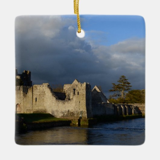 Desmond Castle in Adare Ireland Keramisch Ornament (Voorkant)