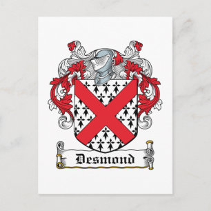 Desmond Family Crest Briefkaart