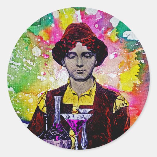 Desmond van Michael Moffa Ronde Sticker (Voorkant)