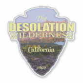 Desolatie WA (pijlpunt) Sticker (Voorkant)