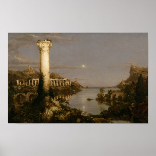 Desolation (1836) - De ruïnes van het Thomas Cole- Poster (Voorkant)