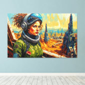 DESOLATION AT THE END OF THE WORLD 8 CANVAS AFDRUK (Insitu (Houten vloer))