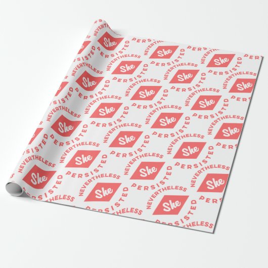 Desondanks bleef ze bestaan cadeaupapier (Uitgerold)
