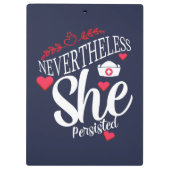 Desondanks bleef ze bestaan klembord (Achterkant)