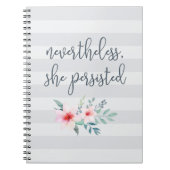 Desondanks bleef ze bestaan notitieboek (Voorkant)