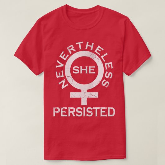 Desondanks bleef ze bestaan t-shirt (Design voorkant)