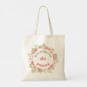Desondanks bleef ze bestaan tote bag (Achterkant)