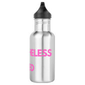 Desondanks bleef ze bestaan waterfles  (Rechts)