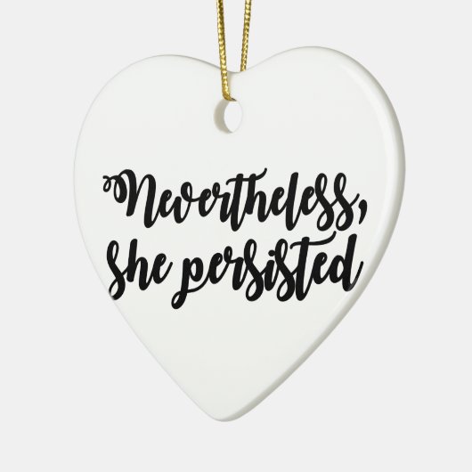 Desondanks bleef ze bij keramisch ornament (Links)