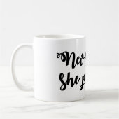 Desondanks bleef ze bij koffiemok (Links)
