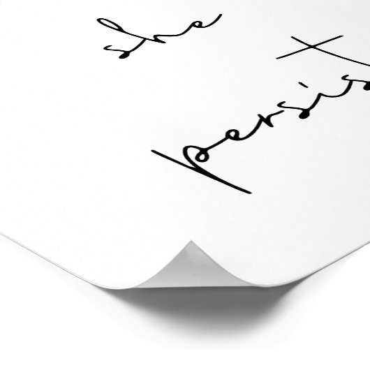 Desondanks bleef ze bij poster (Hoek)