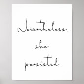 Desondanks bleef ze bij poster (Voorkant)