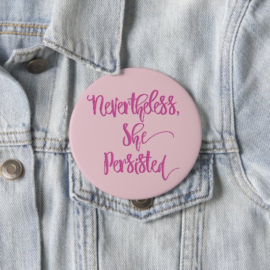 Desondanks bleef ze Button roze (In situ)