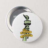 Desondanks bleef ze gewoon door. ronde button 7,6 cm (Voorkant /achterkant)