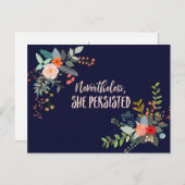 Desondanks bleef ze vasthouden briefkaart (Voorkant / Achterkant)