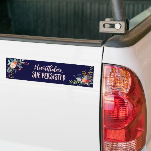 Desondanks bleef ze vasthouden bumpersticker (Op Truck)