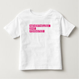 Desondanks bleef ze vasthouden kinder shirts