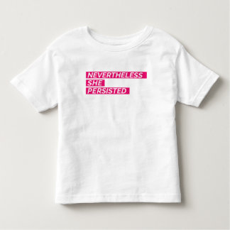 Desondanks bleef ze vasthouden kinder shirts