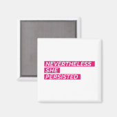 Desondanks bleef ze vasthouden magneet (Voorkant / Achterkant)