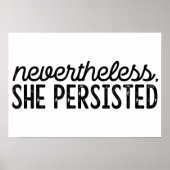 Desondanks bleef ze vasthouden poster (Voorkant)