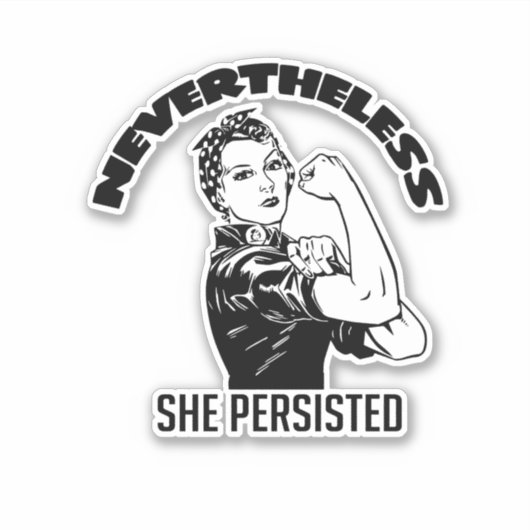 Desondanks bleef ze vasthouden sticker (Voorkant)