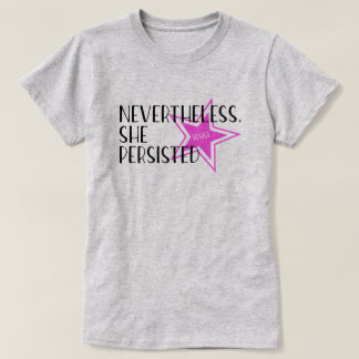 Desondanks bleef ze vasthouden t-shirt
