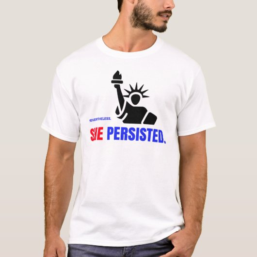 Desondanks bleef ze vasthouden t-shirt (Voorkant)