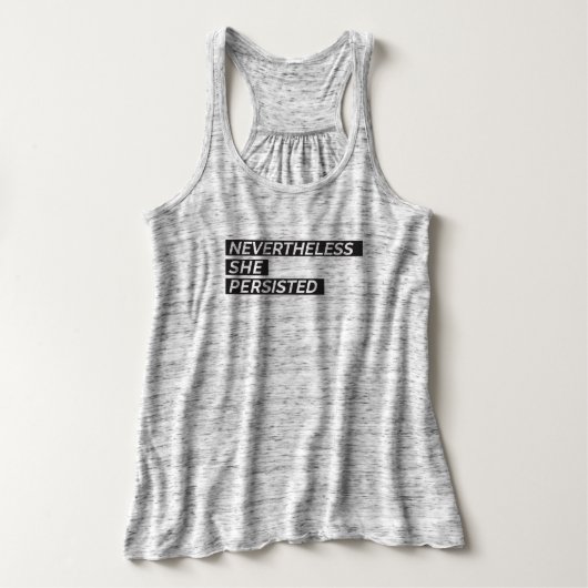 Desondanks bleef ze vasthouden tanktop (Design voorkant)