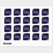 Desondanks bleef ze vasthouden vierkante sticker (Vel)