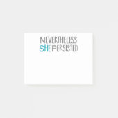 Desondanks heeft ze post-het post-it® notes (Voorkant)