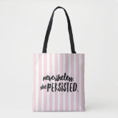 Desondanks hield ze de All-Over-Print Canvas tas a (Voorkant)