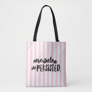 Desondanks hield ze de All-Over-Print Canvas tas a