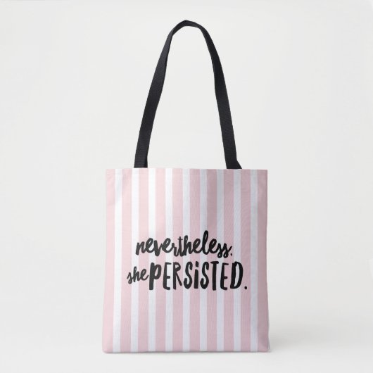 Desondanks hield ze de All-Over-Print Canvas tas a (Voorkant)