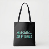 Desondanks hield ze de All-Over-Print Canvas tas a (Voorkant)