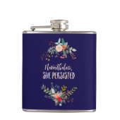 Desondanks hield ze de fles vol heupfles (Voorkant)