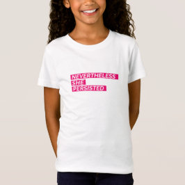 Desondanks hield ze de meisjes T-Shirt vol
