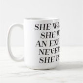 Desondanks hield ze de mok voort (Links)