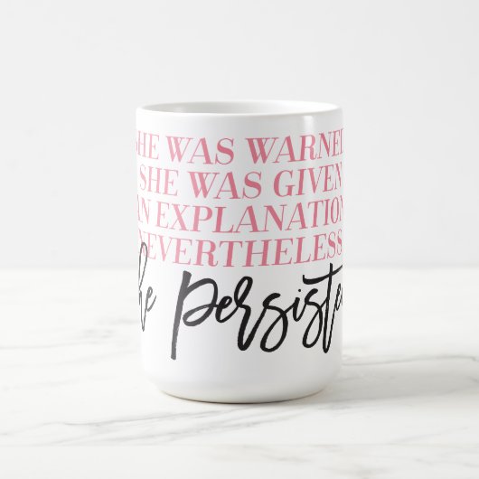 Desondanks hield ze de mok voort (Center)