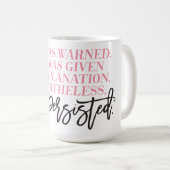 Desondanks hield ze de mok voort (Voorkant rechts)