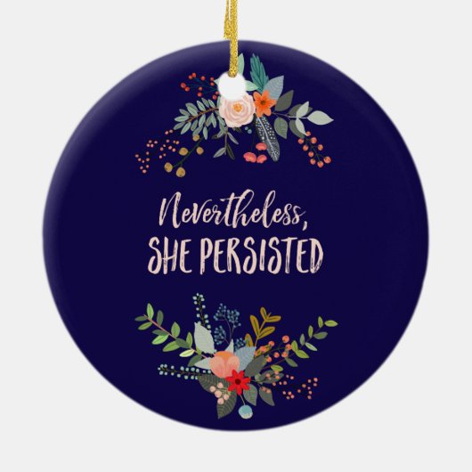 Desondanks hield ze een ornament aan (Achterkant)