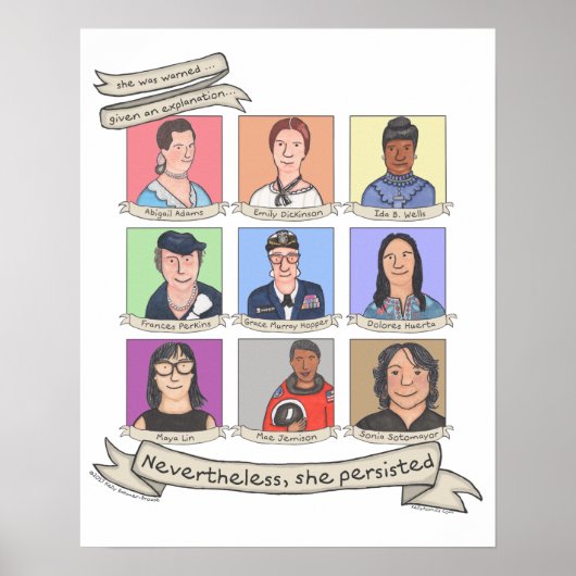 Desondanks hield ze een poster van 16 x 20 inch aa (Voorkant)