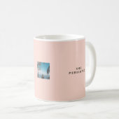 Desondanks hield ze een roze aangepaste fototekst  koffiemok (Voorkant rechts)