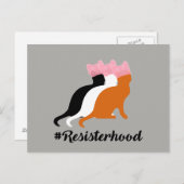 Desondanks hield ze het Briefkaart van het Verster (Voorkant / Achterkant)