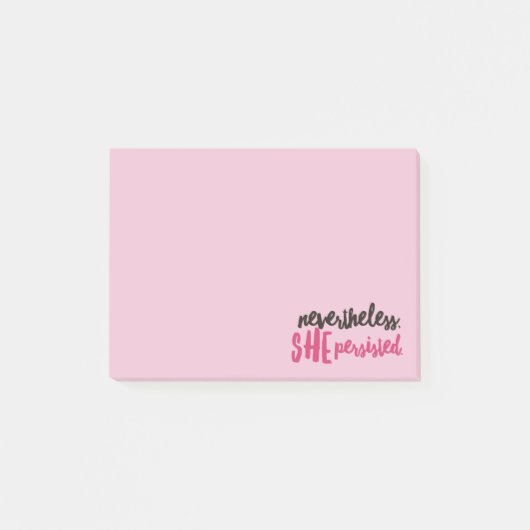 Desondanks hield ze Post-it® notes 4 x 3 aan (Voorkant)
