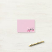 Desondanks hield ze Post-it® notes 4 x 3 aan (Op bureau)