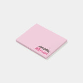 Desondanks hield ze Post-it® notes 4 x 3 aan (Schuin)