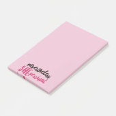 Desondanks hield ze Post-it® notes 4 x 6 aan (Schuin)