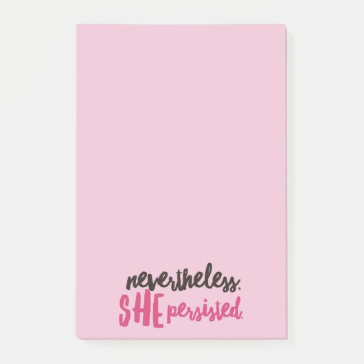 Desondanks hield ze Post-it® notes 4 x 6 aan (Voorkant)