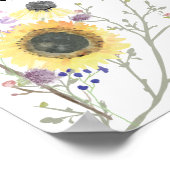 Desondanks hield ze vast aan Calligrafie Quote Poster (Hoek)